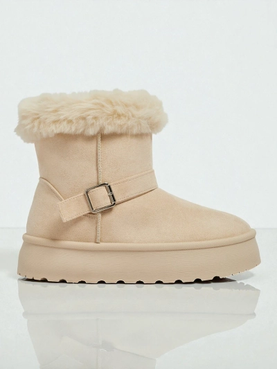 Royalfashion Къси дамски боти тип снегоходки Myrelle