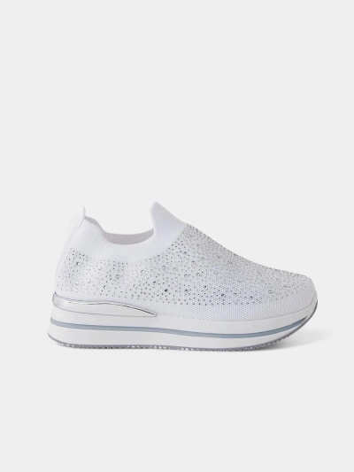 Обувки за спорт за жени Royalfashion с ластик и камъни. Adeq