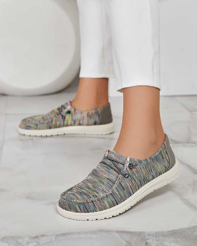 Royalfashion Дамски полуобувки с дантела