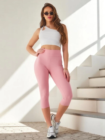 Royalfashion Жени рибени 3/4 памучни легинси