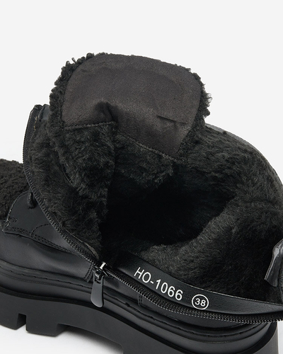 Royalfashion Дамски ботуши с овча кожа Faeltone