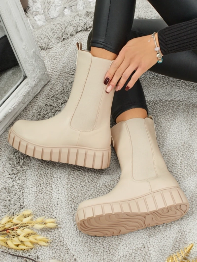 Дамски високи еко кожени боти Livora