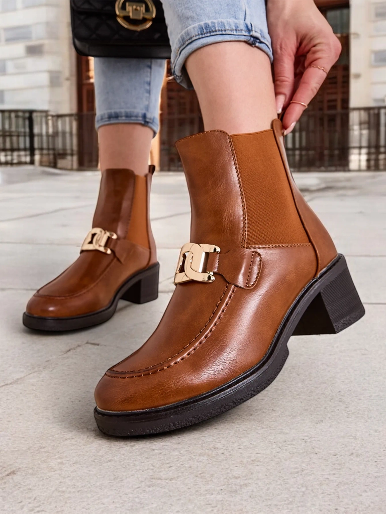 Дамски боти с нисък ток на Royalfashion Ewios