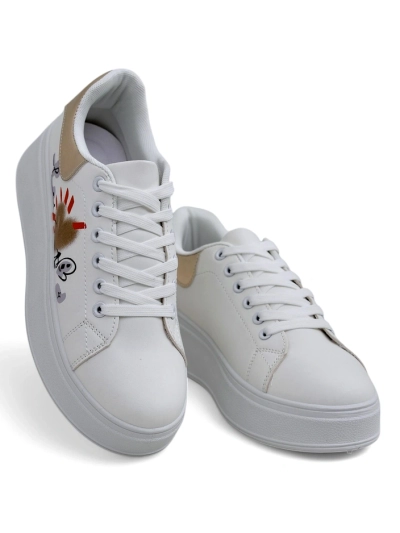 Обувки с платформа за жени Royalfashion с принт Alcape