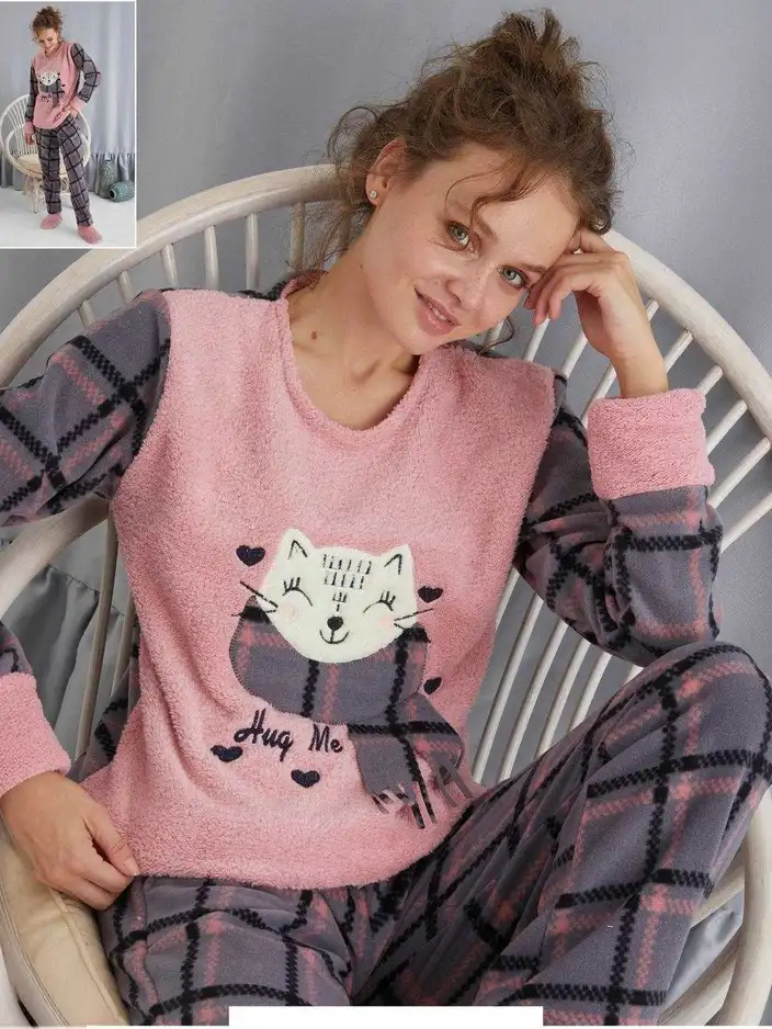 Royalfashion Жени каре пижами