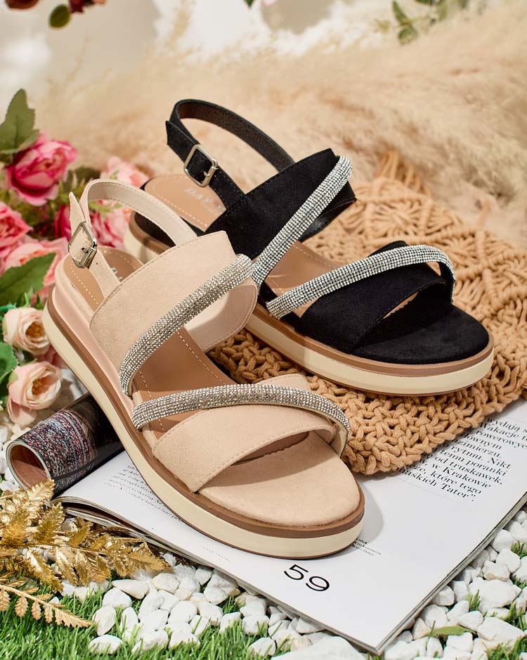 Royalfashion Дамски сандали Obissa с нисък ток