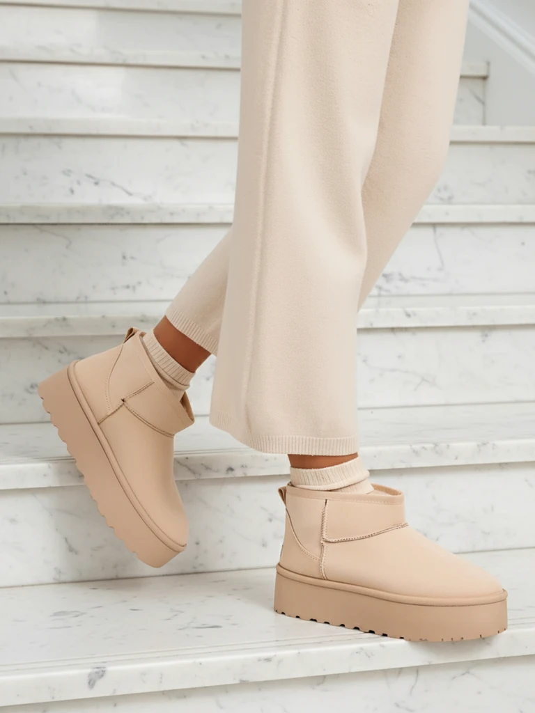 Royalfashion Дамски ботуши за сняг на платформа a'la Dagodo