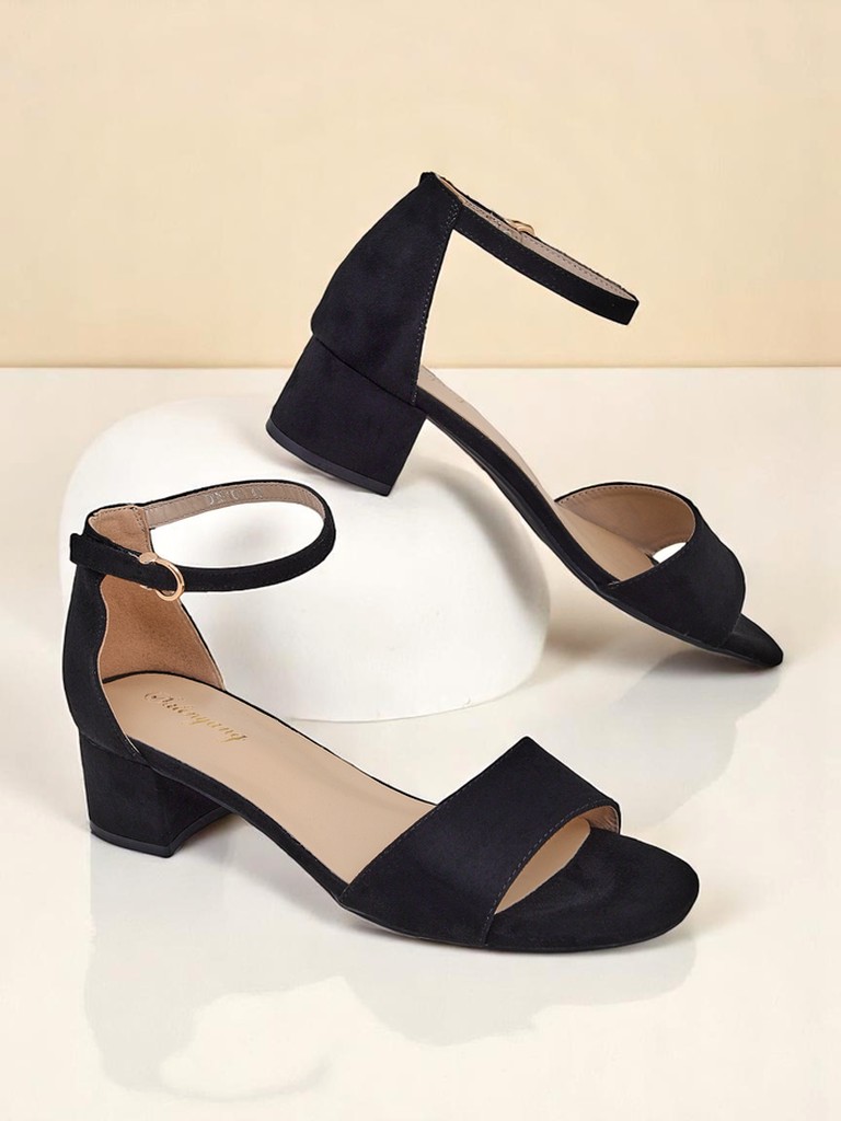 Royalfashion Дамски сандали на нисък ток SoftHeels