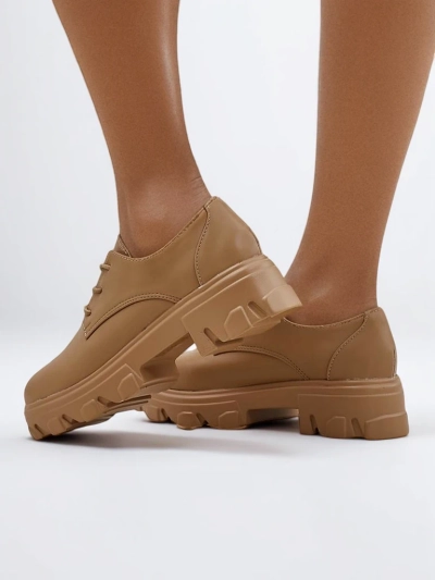 Обувки на жените с лента Royalfashion с по-дебела подметка Gofey