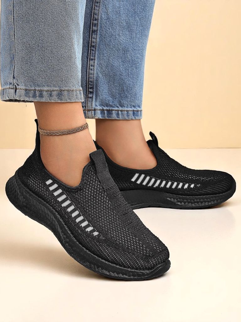 Royalfashion Дамски спортни обувки от плат Sport Slip-On
