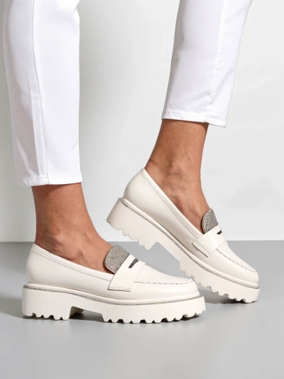 Royalfashion дамски мокасини с кристали Vinness