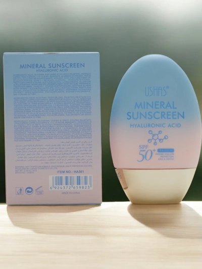 Ushah Слънцезащитен крем с хиалуронова киселина 50 SPF 60g