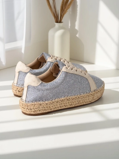 Royalfashion Дамски маратонки с блестящи елементи Sercele