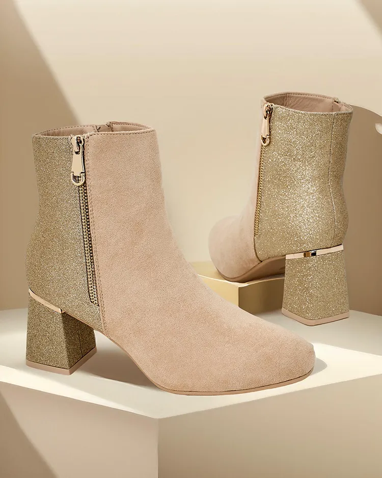 Дамски глезене ботуши от Royalfashion на стилет Боратос