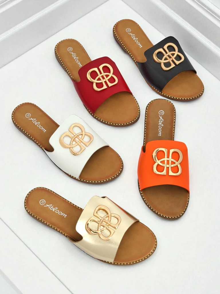 Royalfashion Дамски сандали с равна подметка Heraklia