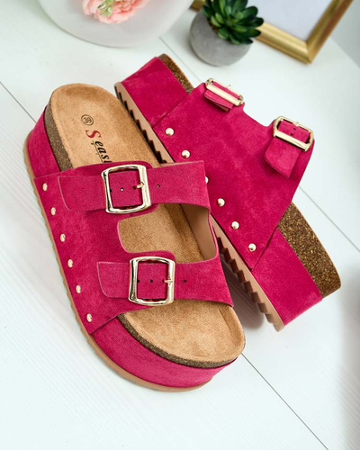 Royalfashion Дамски джапанки на платформа Sodass