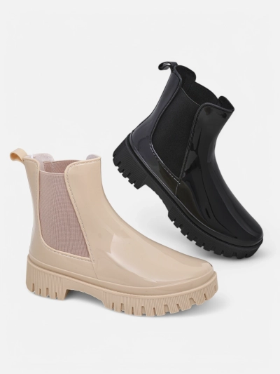 Royalfashion Лакирани дамски дъждовни обувки EriEri