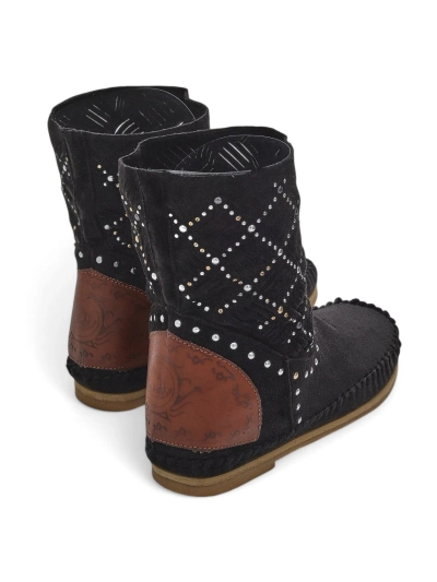 Обувки Royalfashion за жени с ниска платформа и шипове в индийски стил