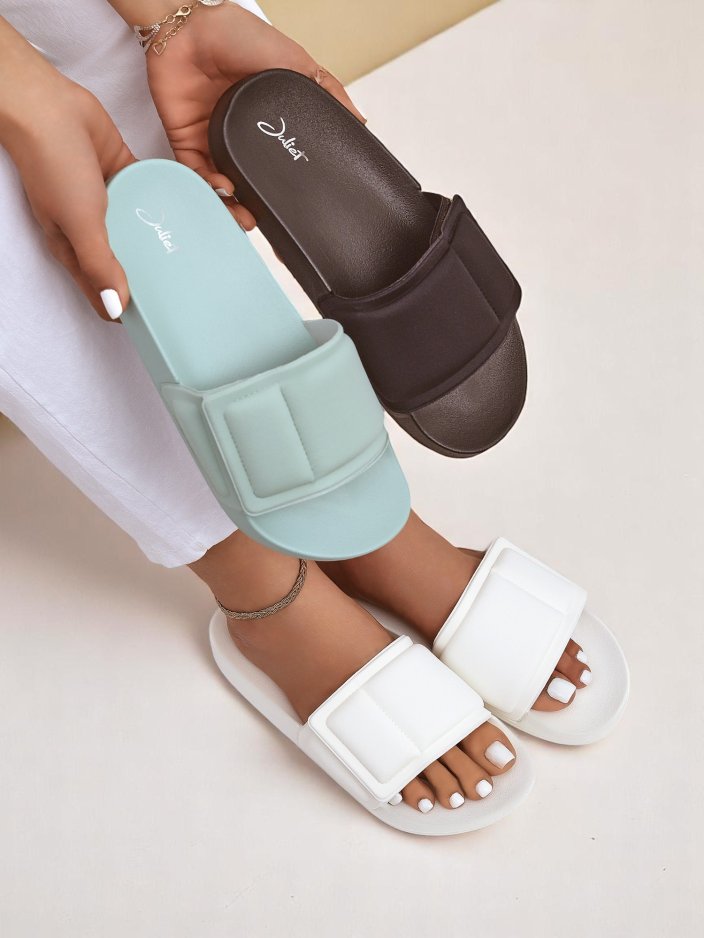 Royalfashion Дамски чехли на плоска подметка FlexiWalk