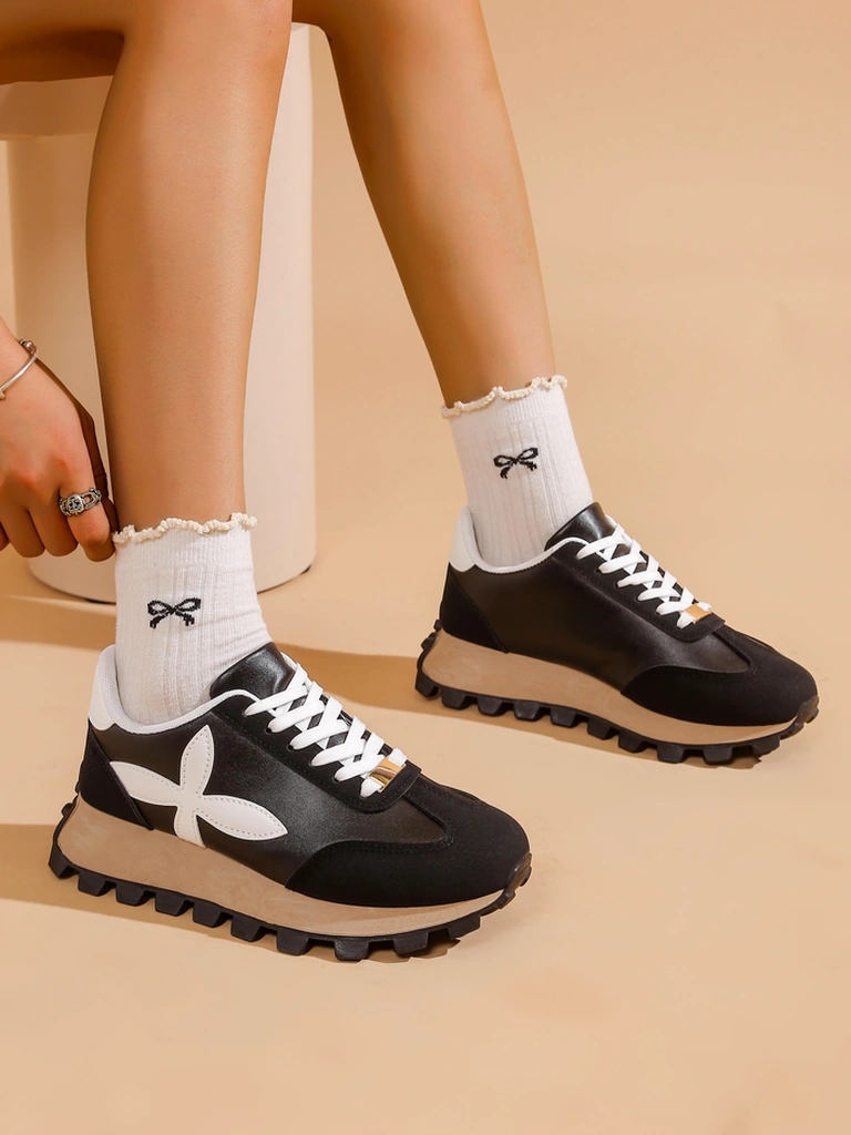 Royalfashion Жени спортни кецове на по-дебела подметка Aloqa