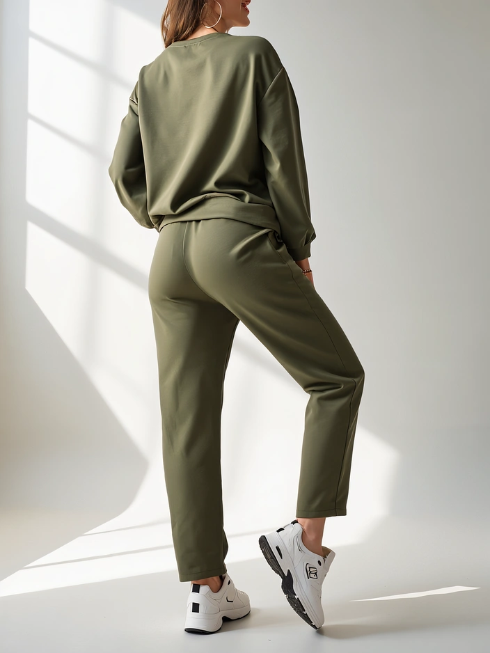 Royalfashion Жени комплект от вискоза с принт