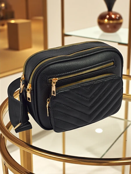 Малка дамска чанта от еко кожа Lunar Elegance