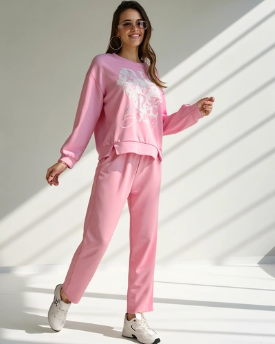 Royalfashion Женски комплект от вискоза с принт