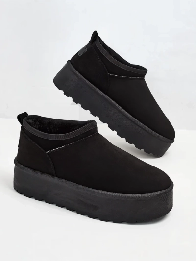 Royalfashion Дамски къси ботуши a'la snow boots Ozozi