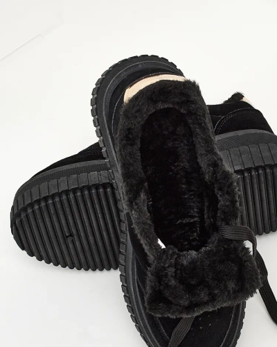 Royalfashion Затоплени дамски маратонки с кожа Nozii