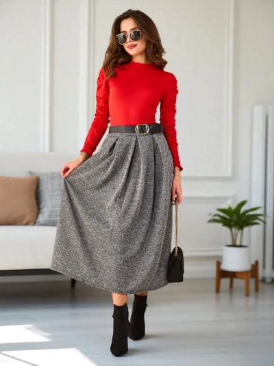 Дамска миди пола на Royalfashion