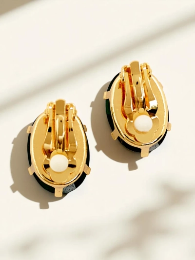 Royalfashion Дамски обеци клипс с кристал