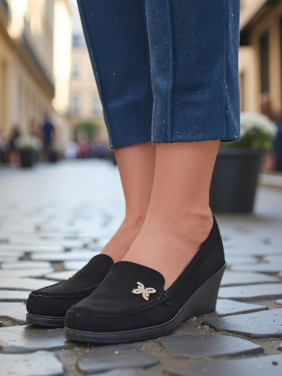 Royalfashion Женски мокасини на ниска платформа Lomman