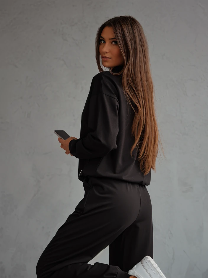 Royalfashion Женски памучен ежедневен комплект