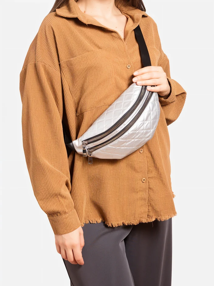 Royalfashion Направена от еко-кожа дамска чантичка на бедро