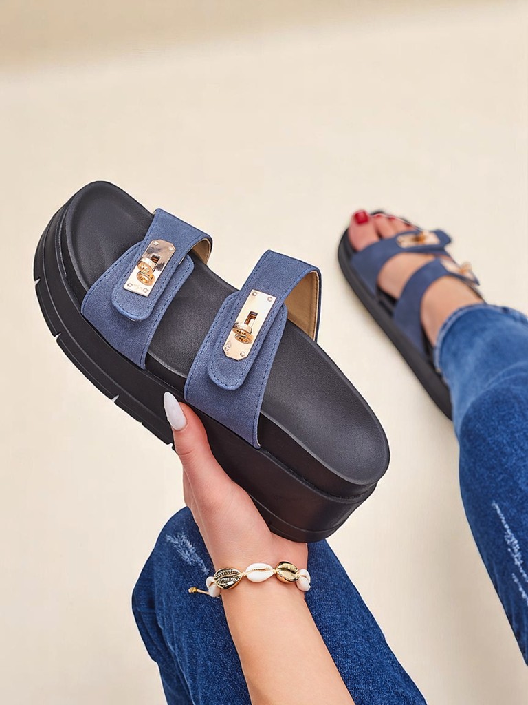 Royalfashion Дамски сандали на платформа с катарами Dalia