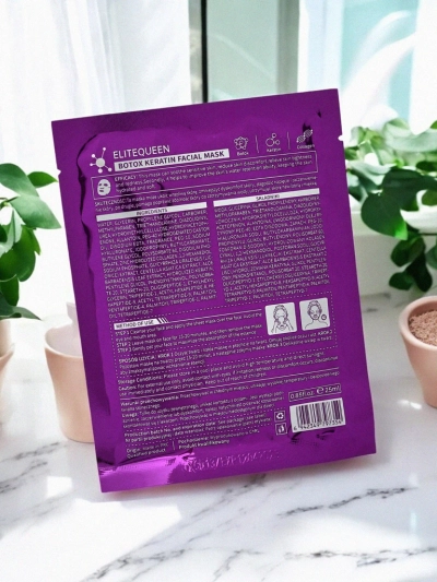Botox&Keratin Sheet Mask – овлажнява и намалява бръчките