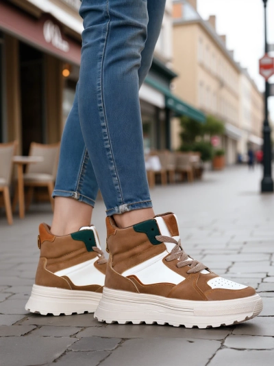 Royalfashion Високи дамски спортни обувки Geeky