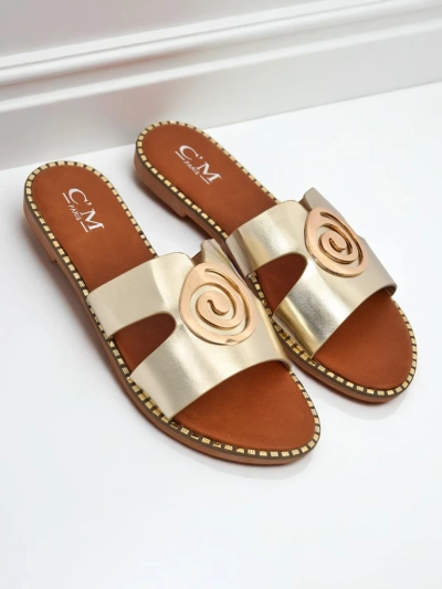 Royalfashion Дамски чехли с равна подметка Glam Bliss