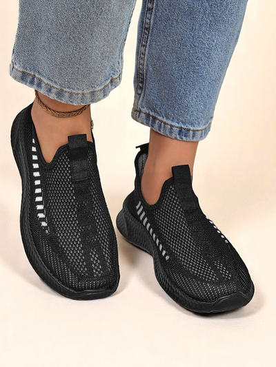 Royalfashion Дамски спортни обувки от плат Sport Slip-On