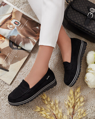 Royalfashion Ажурни дамски мокасини Leteller