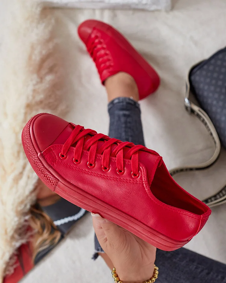 Royalfashion Дамски маратонки от еко кожа Navette