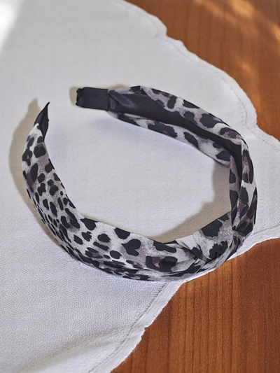 Royalfashion Лента за коса в леопардов принт стил Lea