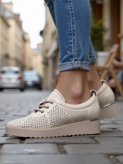 Royalfashion Женски перфорирани мокасини Gofielle