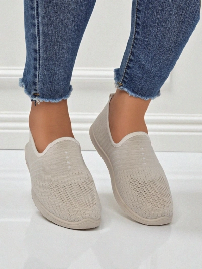 Дамски мокасини Callista бежови от дишаща материя пролет лято