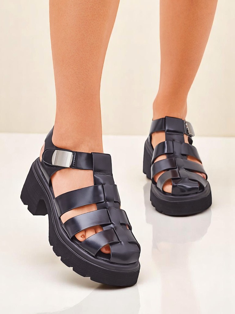 Royalfashion дамски сандали в римски стил Bratz