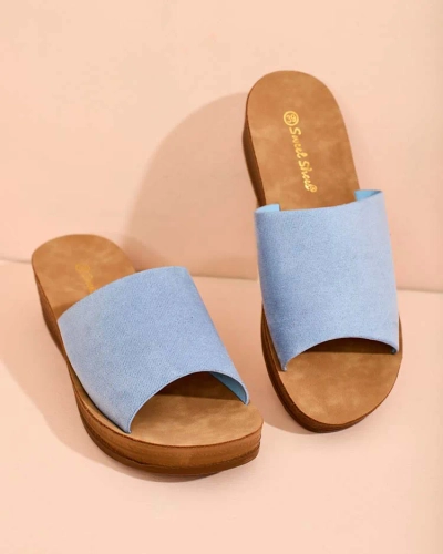 Royalfashion Women's Saffil low-heeled flip-flops