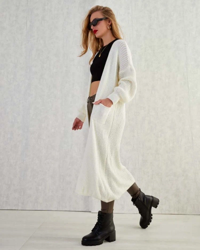 Royalfashion Дамски трикотажен пуловер за спане