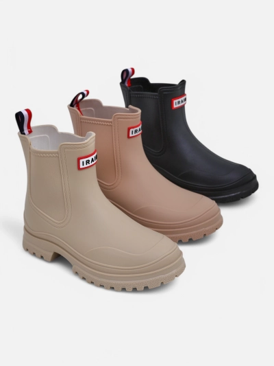 Royalfashion Женски гумени ботуши до глезена Lamen