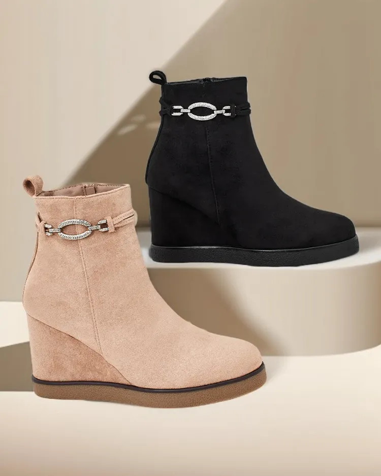 Royalfashion Дамски ботуши Nerri на токчета