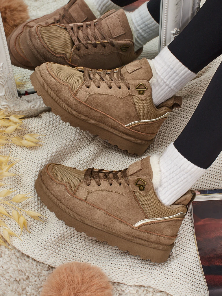 Дамски сникърси с подплата Faylo